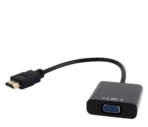 Gembird Konwerter sygnału HDMI do VGA na kablu z gniazdem mini Jack - 1351652 - zdjęcie